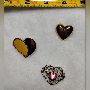 Heart pins